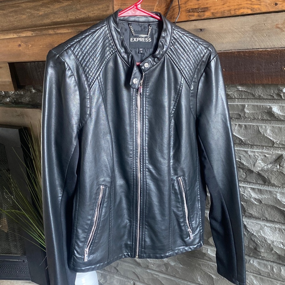 Express leather jacket